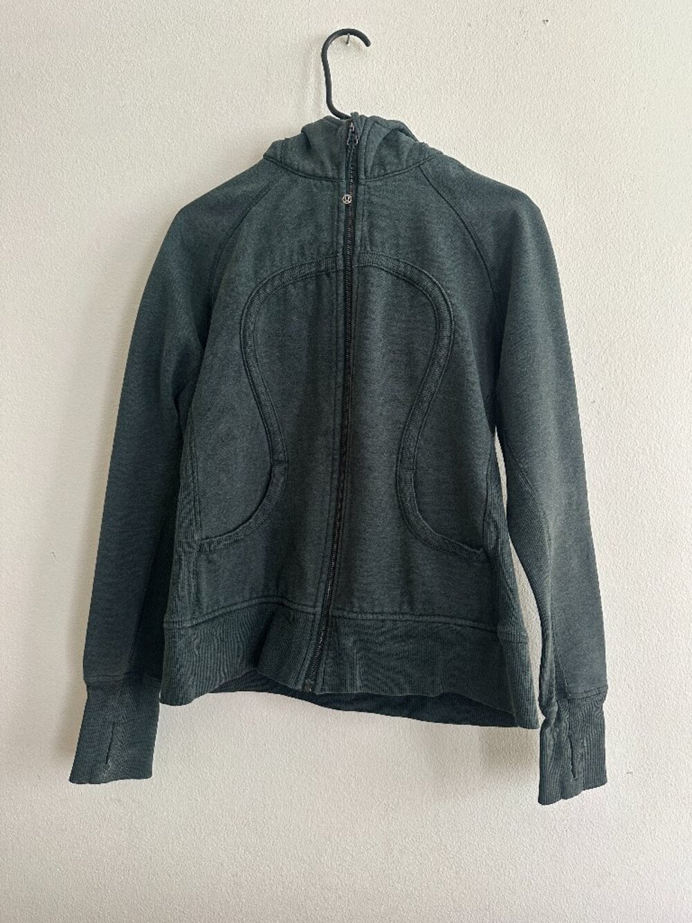 lululemon Scuba Full-Zip Hoodie, Dark Green, Size 12